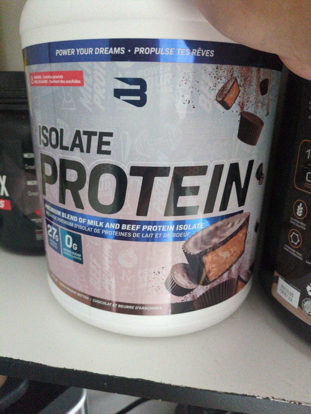 Customer photo review of Believe - Isolate et Collagène Bovin - 4.4lb