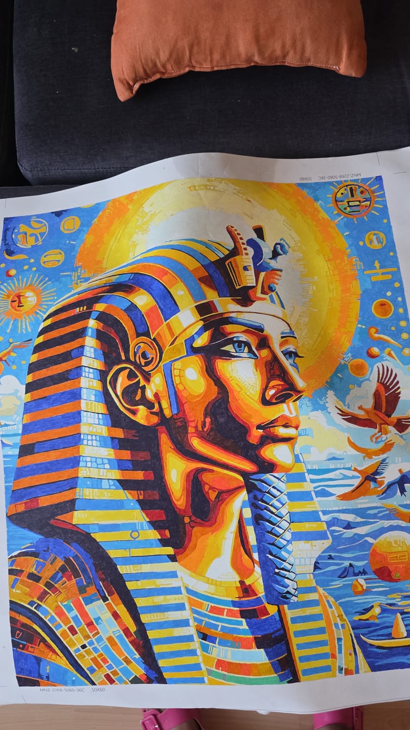 Customer photo review of Ägypten, Pharao – Malen nach Zahlen