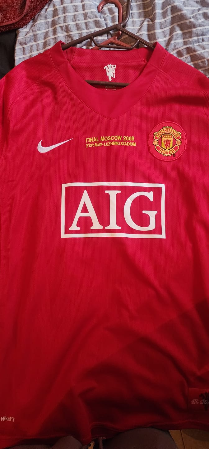 Customer photo review of Manchester United 2008 Manga Larga Ronaldo 2008