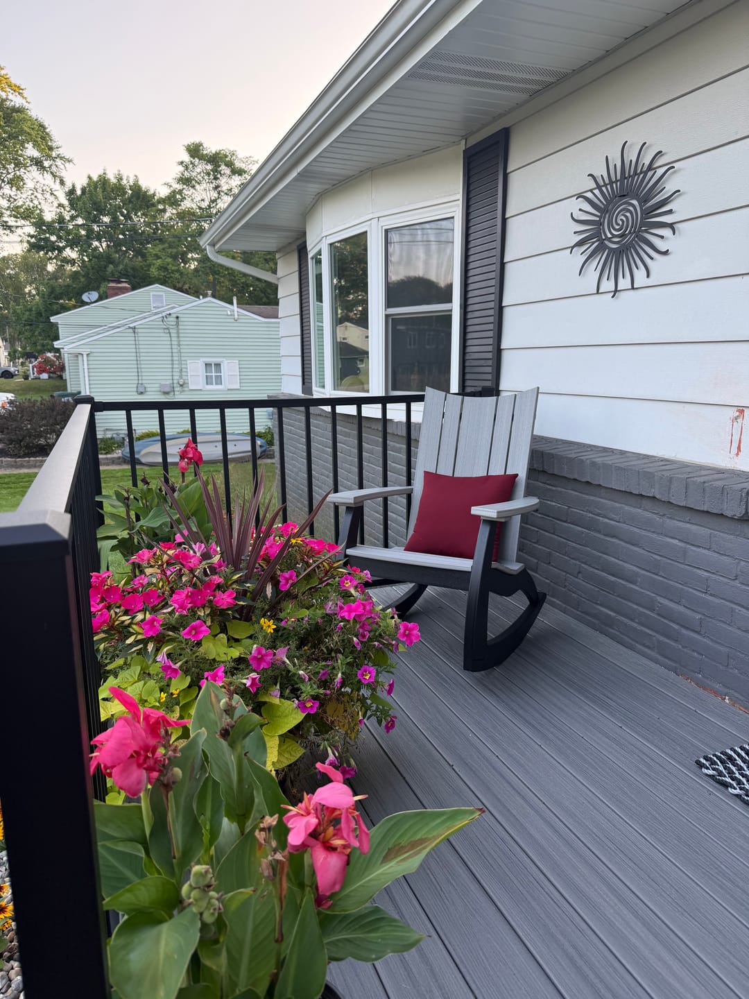 Customer photo review of Edge Modern Porch Rocker
