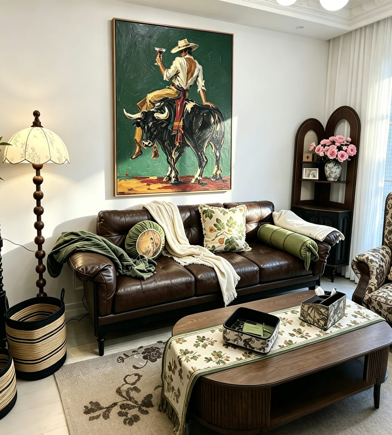Customer photo review of Ranch Cheers-Bull Rider Painting