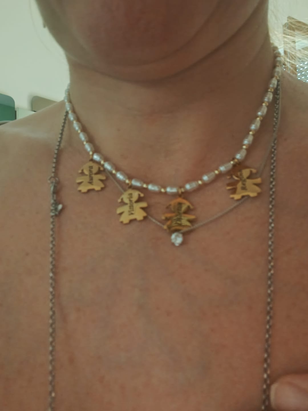 Customer photo review of Collana con bambini - I Miei Tesori
