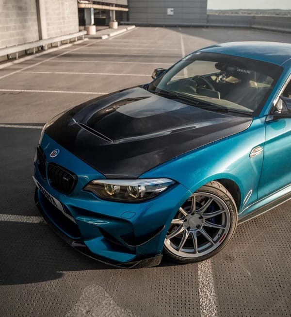 Customer photo review of BMW Carbon Fiber GTS Hood for F87 M2 & F22 & F20