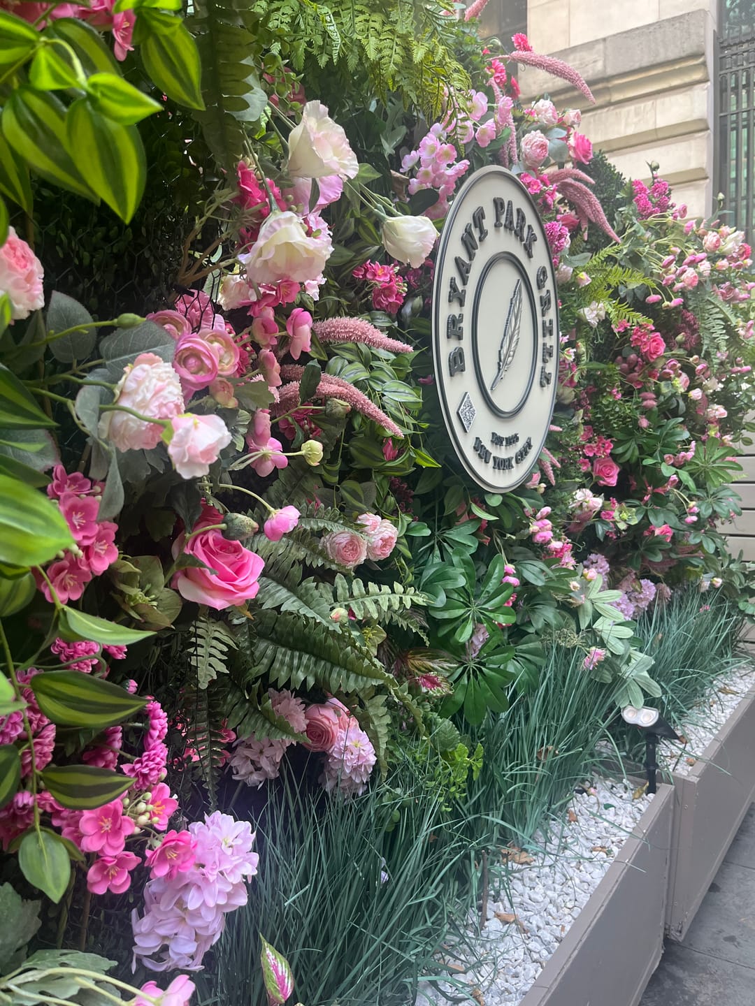 Customer photo review of Round Exterior 3D Logo Sign For Businesses (S2A)