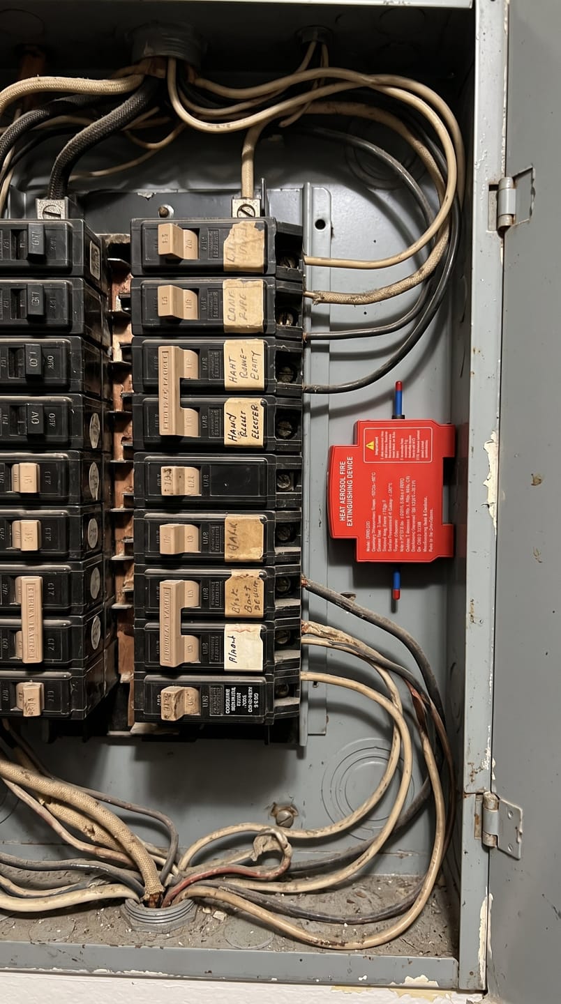 Customer photo review of NovaCare™ Fire Guard — Automatic Fire Suppression Device