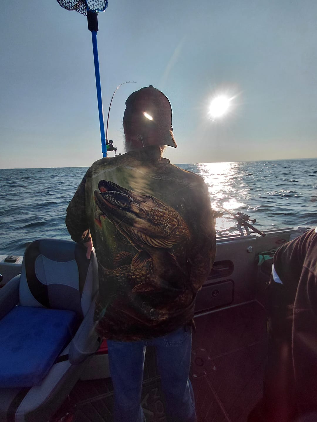 Customer photo review of Performance Fishing Long Sleeve - Roughwater Pike Feed - TBT64