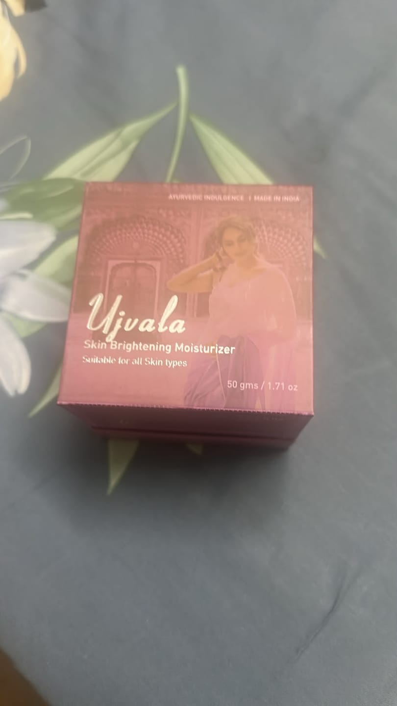 Customer photo review of Ujvala Skin Brightening Moisturizer