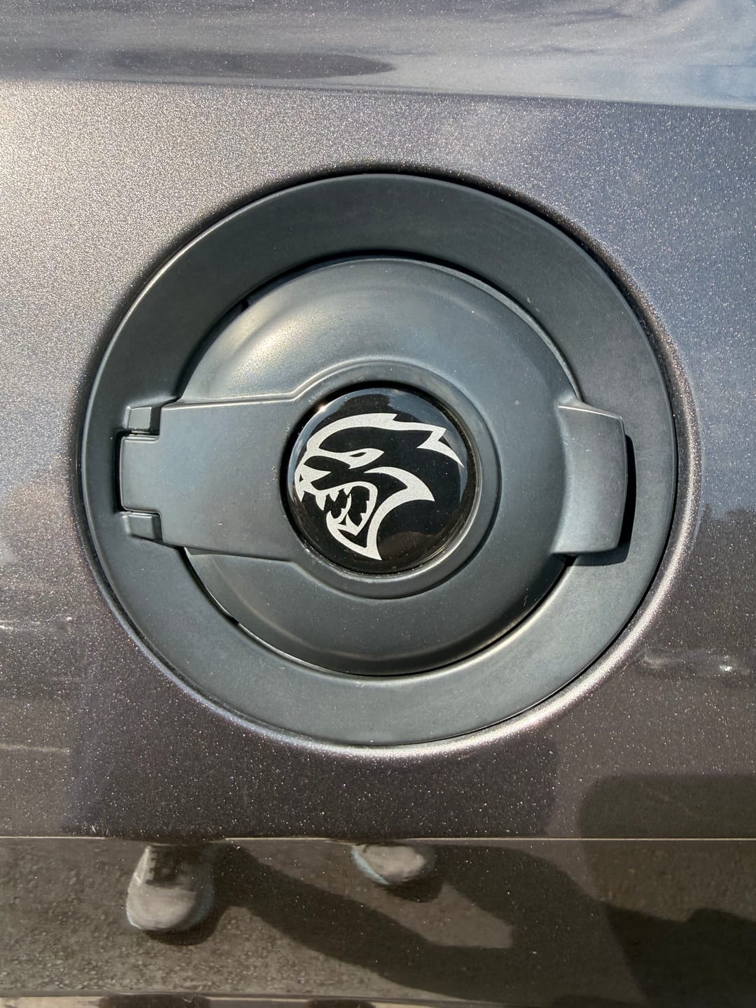 Customer photo review of "Hellcat" Fuel Door Inlay