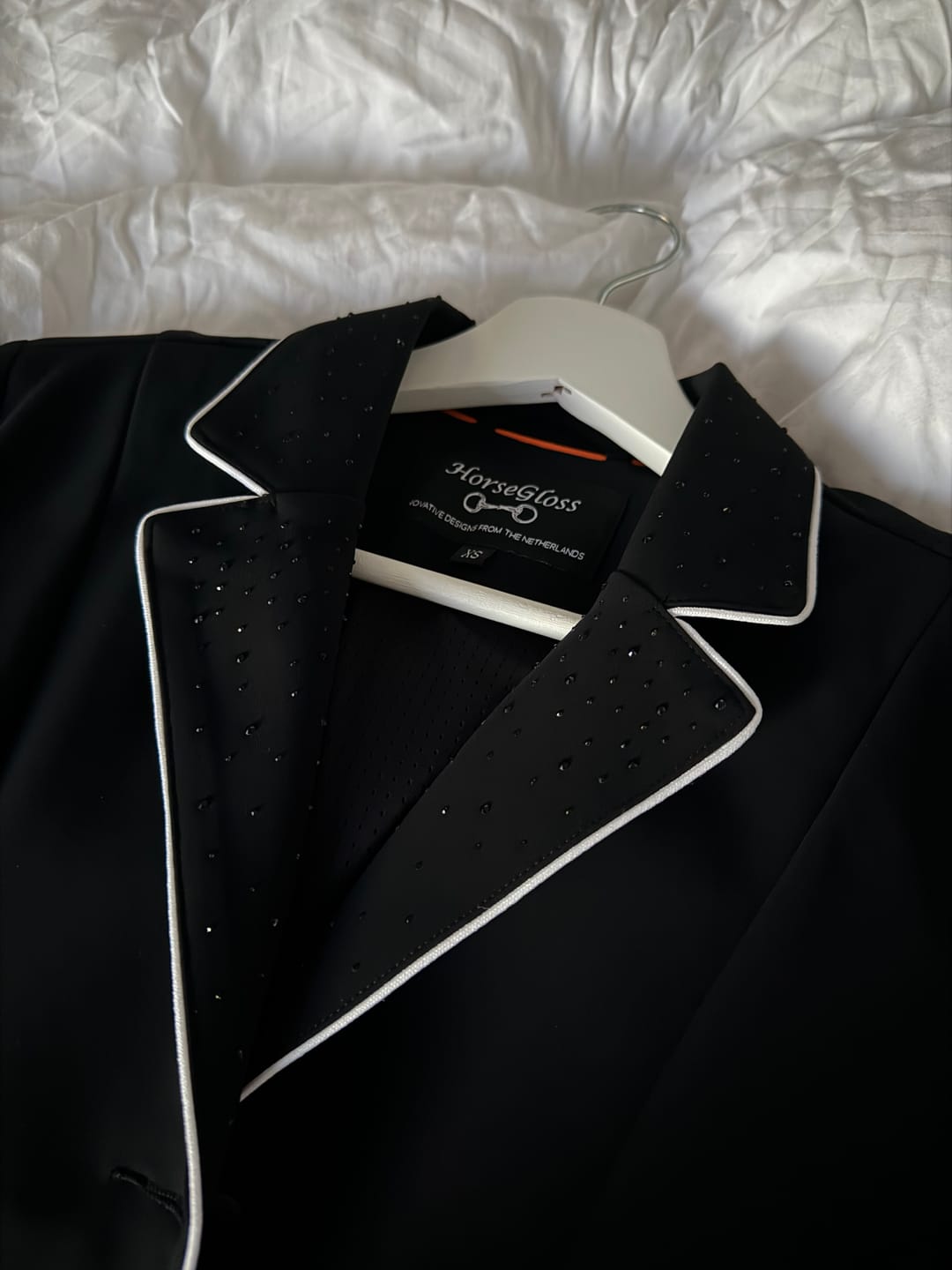 Customer photo review of PARIS - COMPETITION SHOW JACKET | BLACK - WHITE