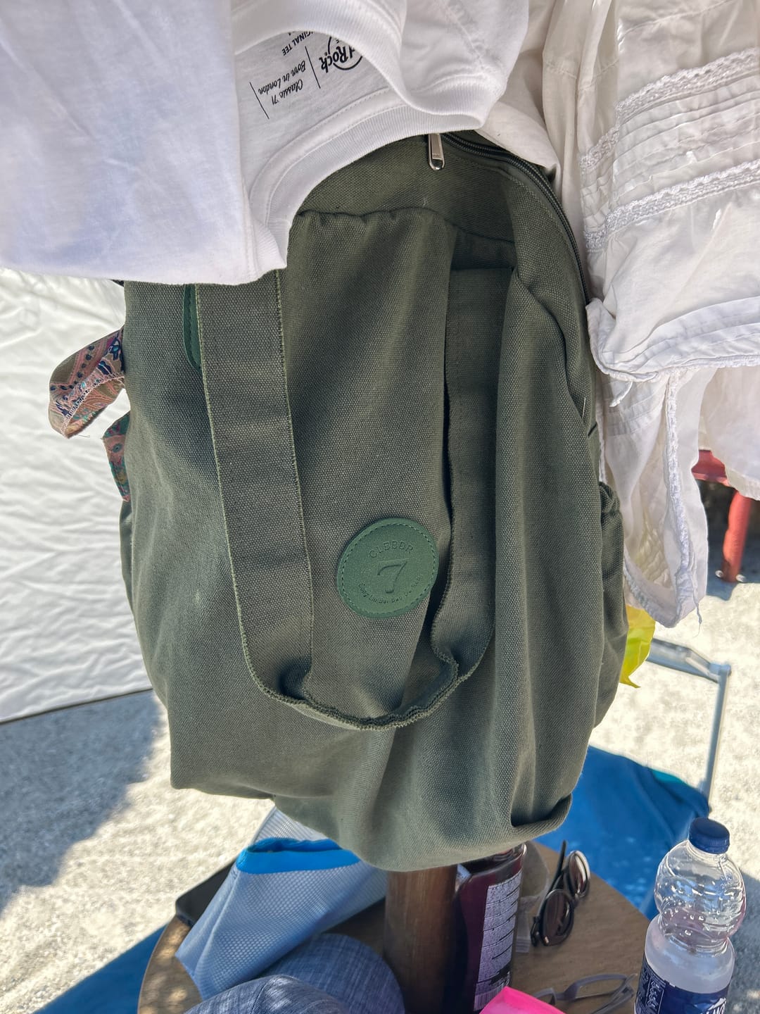 Customer photo review of Casual Canvas Large Capacity Backpack