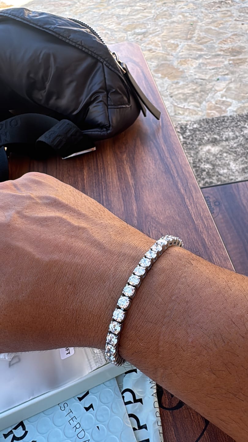 Customer photo review of TENNISBOY BRACELET. - 5MM