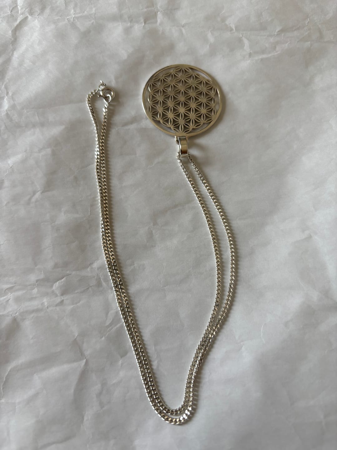 Customer photo review of Sterling Silver Flat Curb Chain