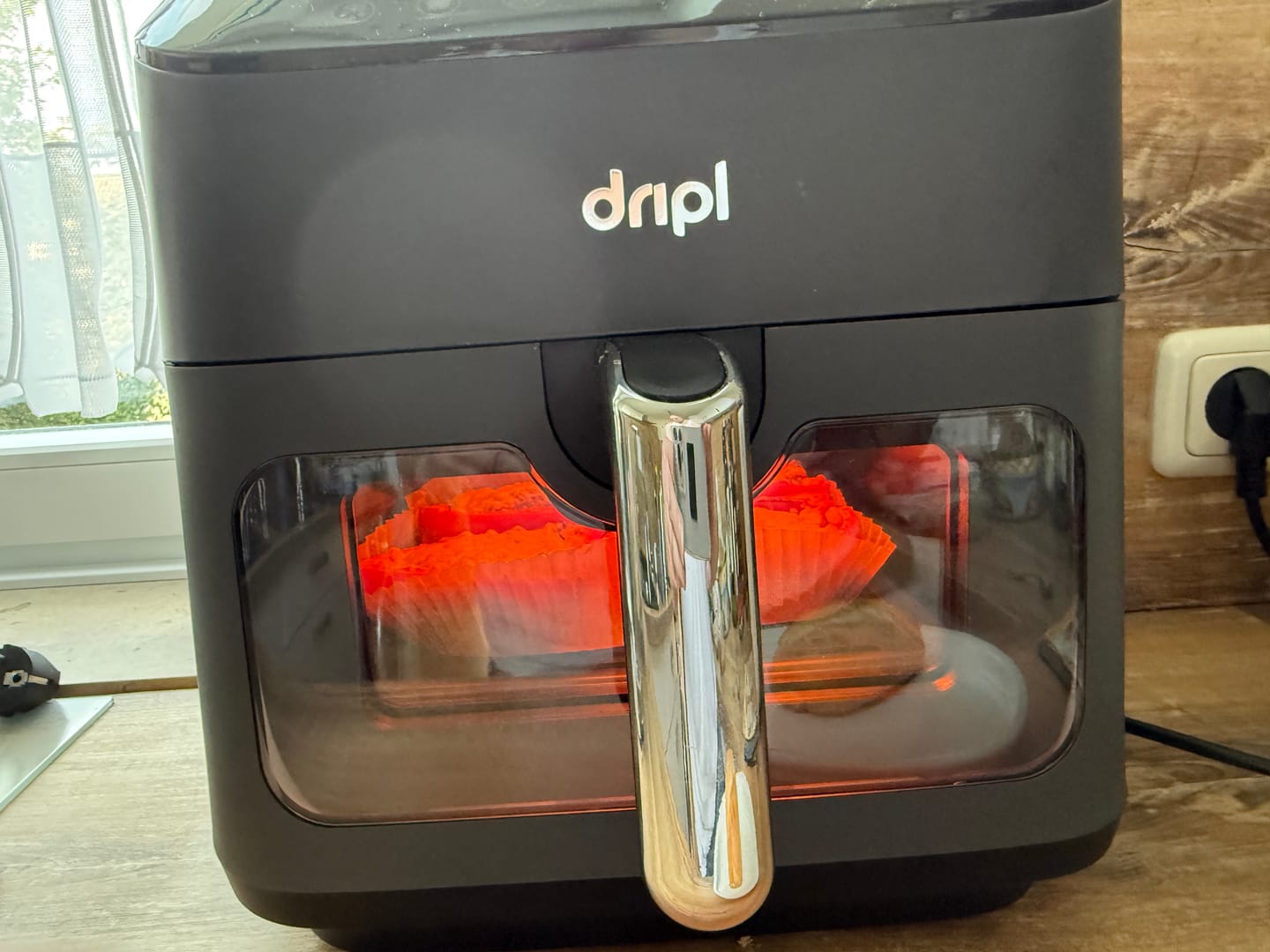 Customer photo review of Dripl Heißluftfritteuse 5,7L mit LCD Touchscreen
