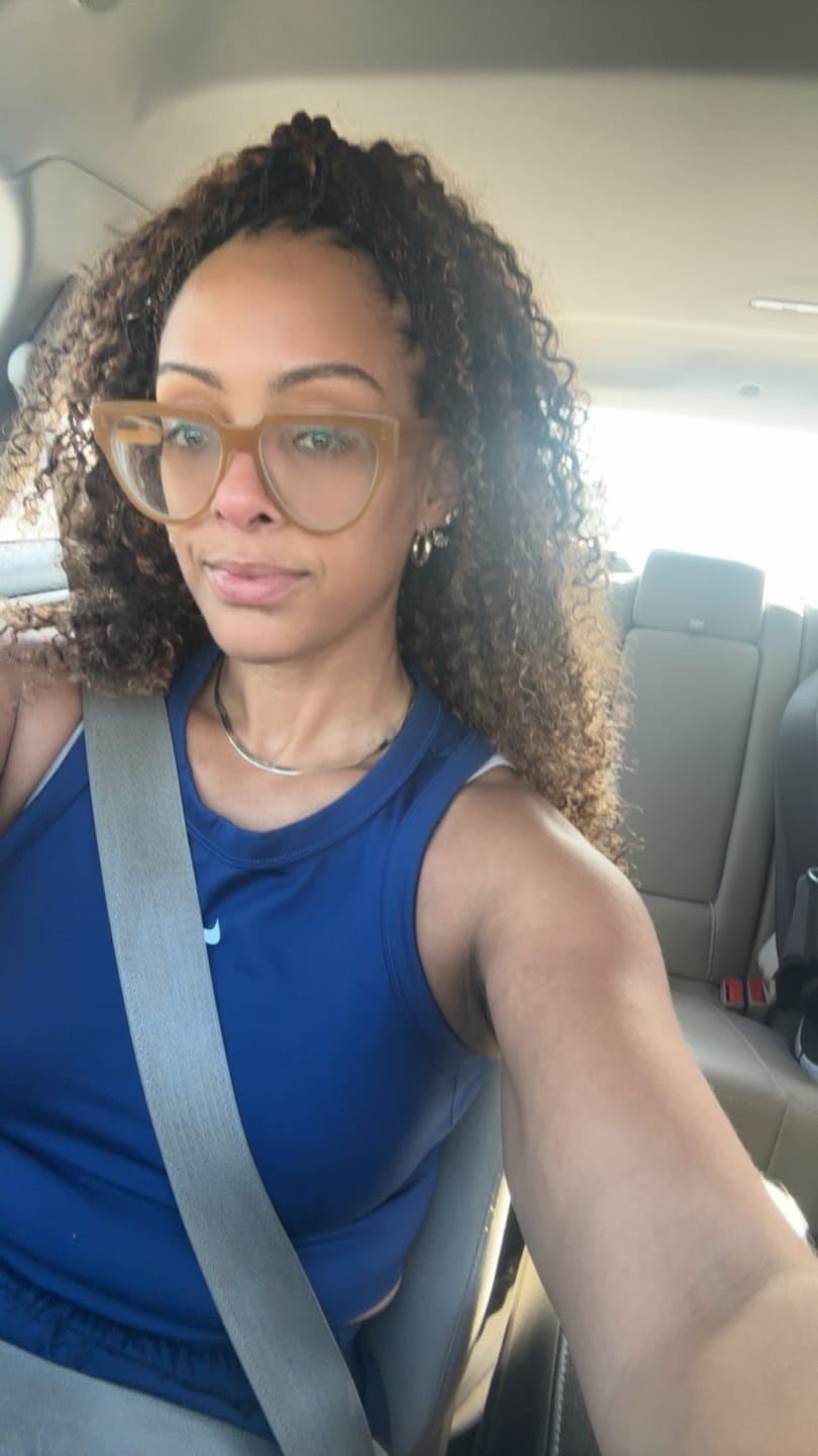 Customer photo review of #4/#30 Mix Color Blend Water Curly Crochet Human Hair