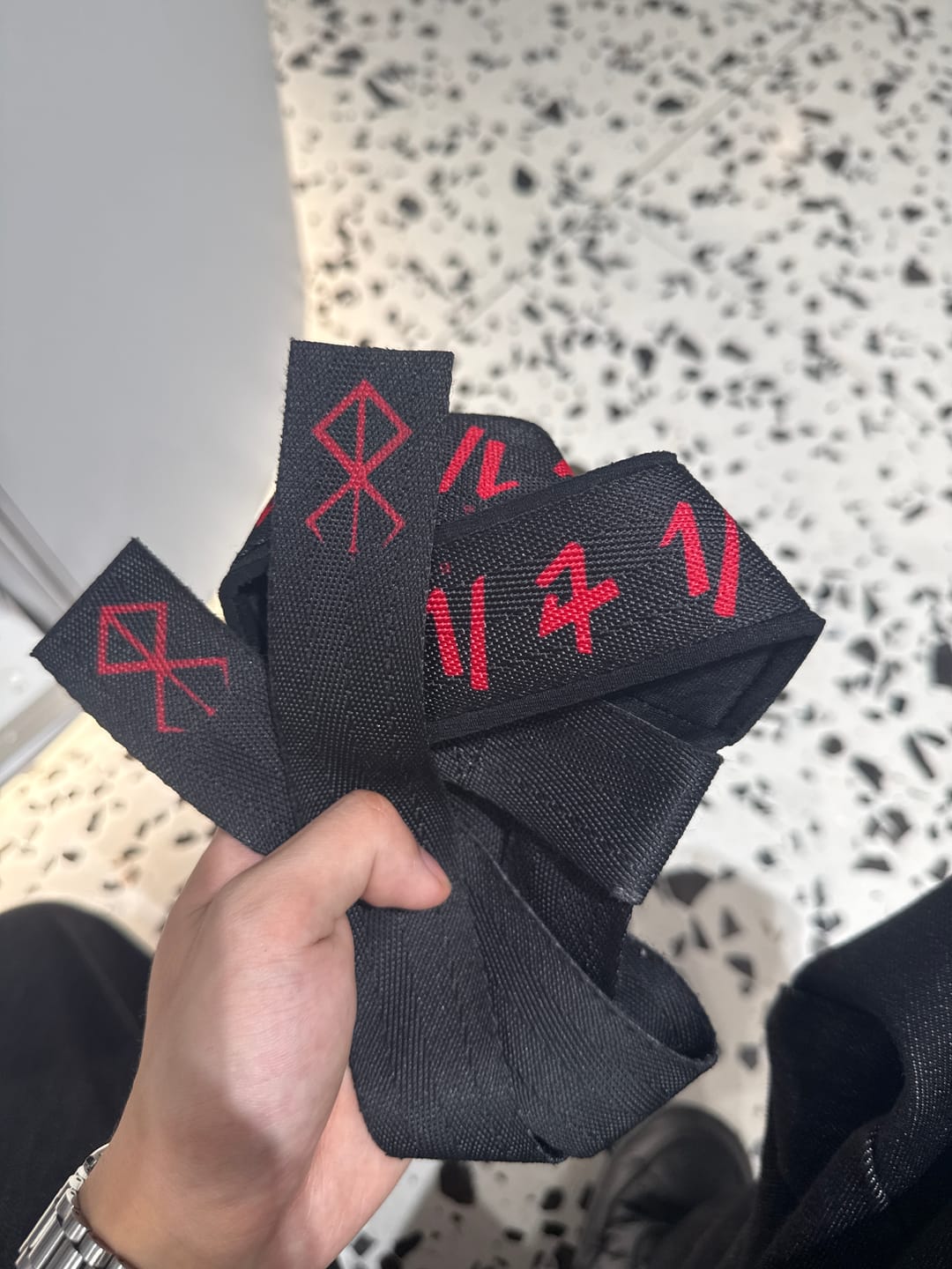 Customer photo review of Eclipse Lifting Straps