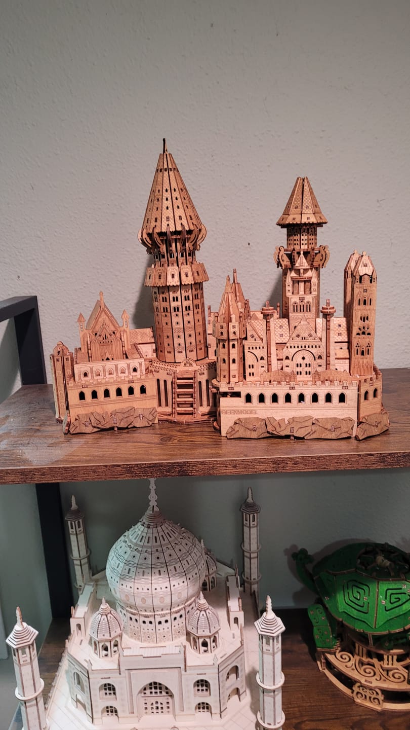 Customer photo review of Rokrgeek Magic School Music Box 3D Wooden Puzzle