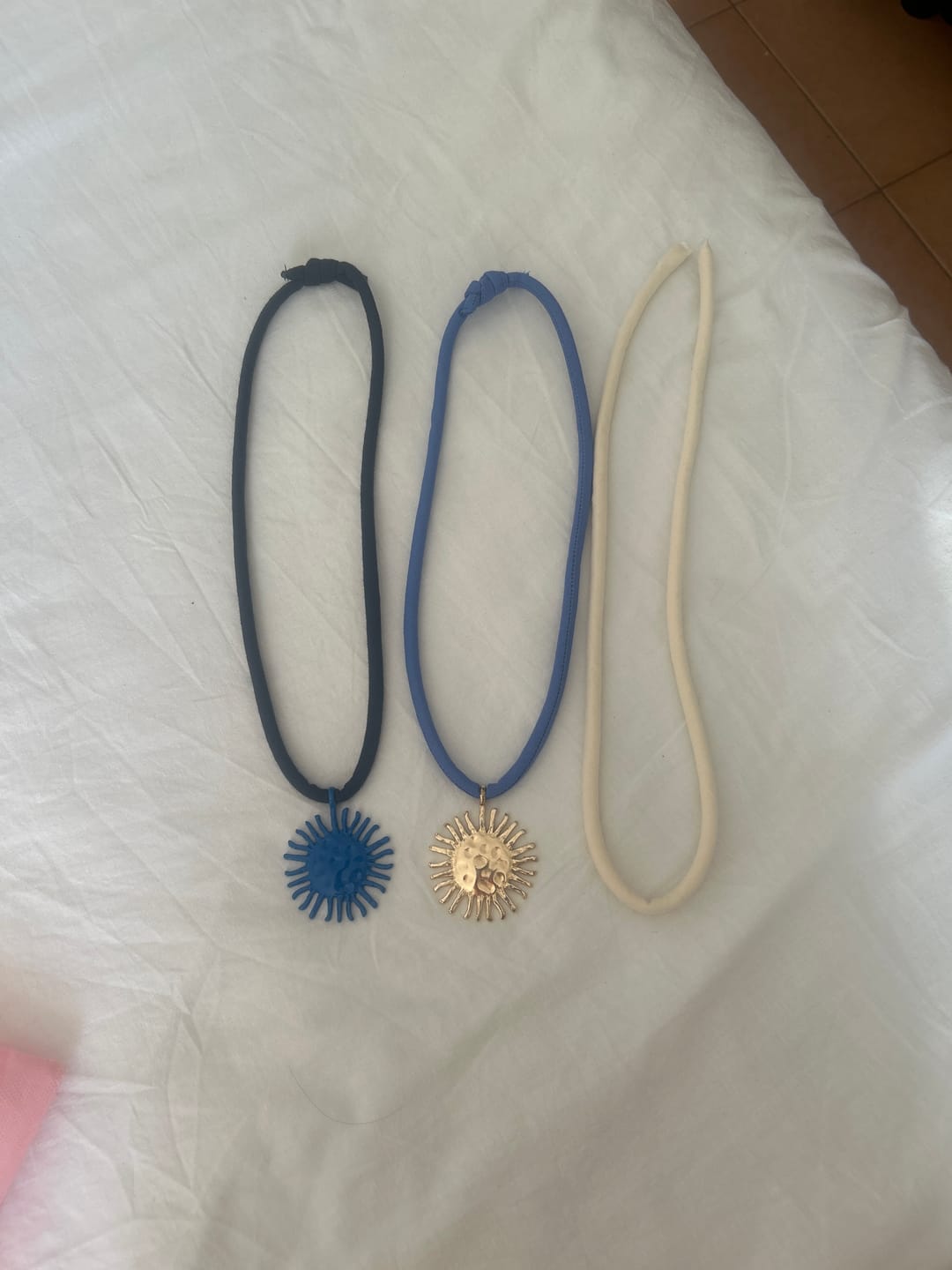 Customer photo review of CORDONCINO LINO BLU