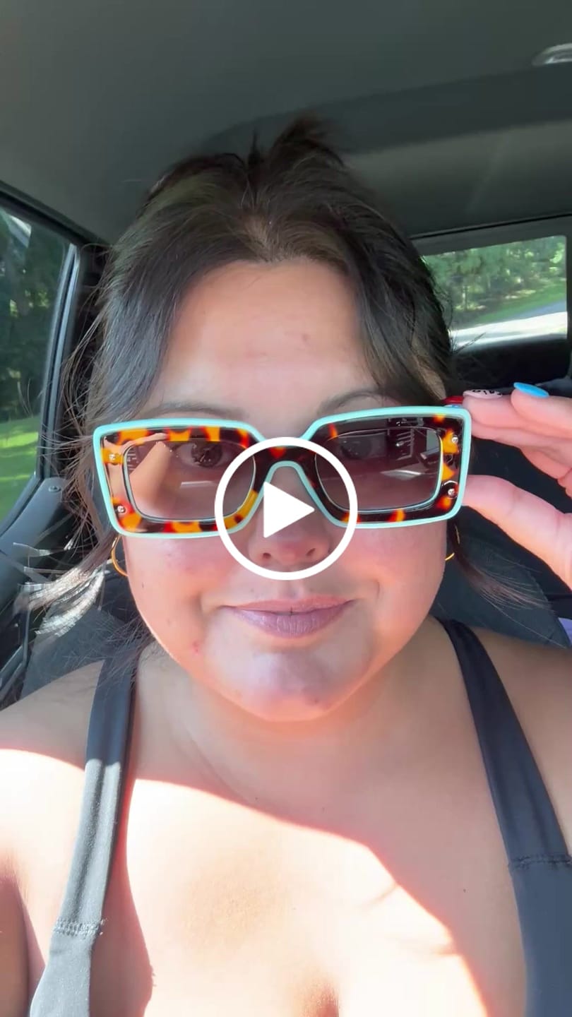 Customer video review of Deco Sunglasses Chartreuse + Sky Blue