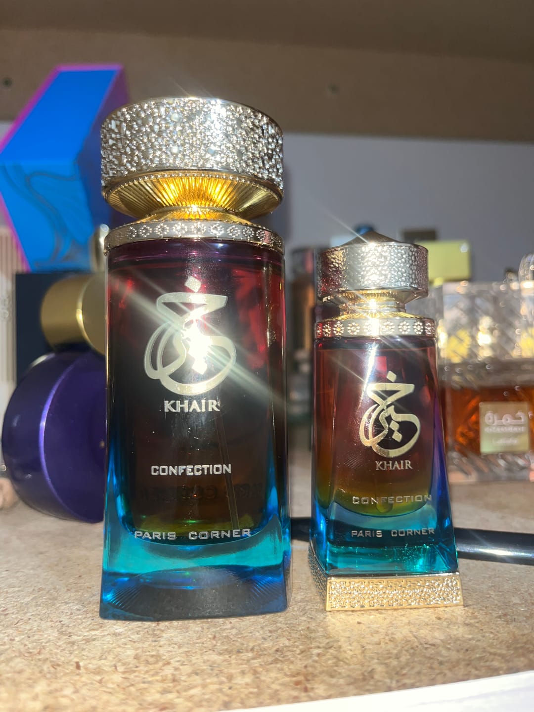 Customer photo review of KHAIR CONFECTION COMBO EDP 100ML PARFUM & 25ML CONCENTRATED OIL