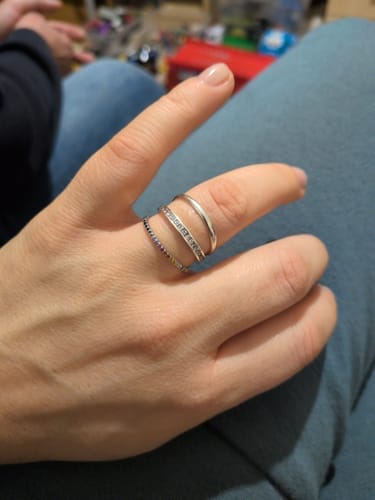 Customer photo review of Anillo Rainbow