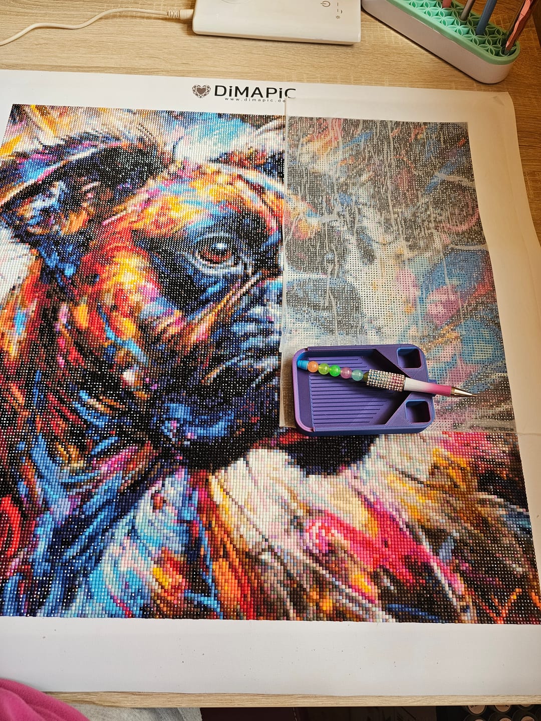 Customer photo review of Luxus-Toolkit für Diamond Painting