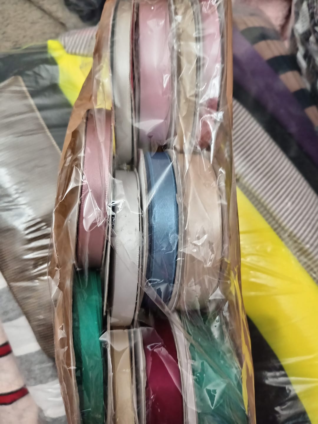 Customer photo review of 12 Reels Assorted Ribbon Bundle- Up to 300m