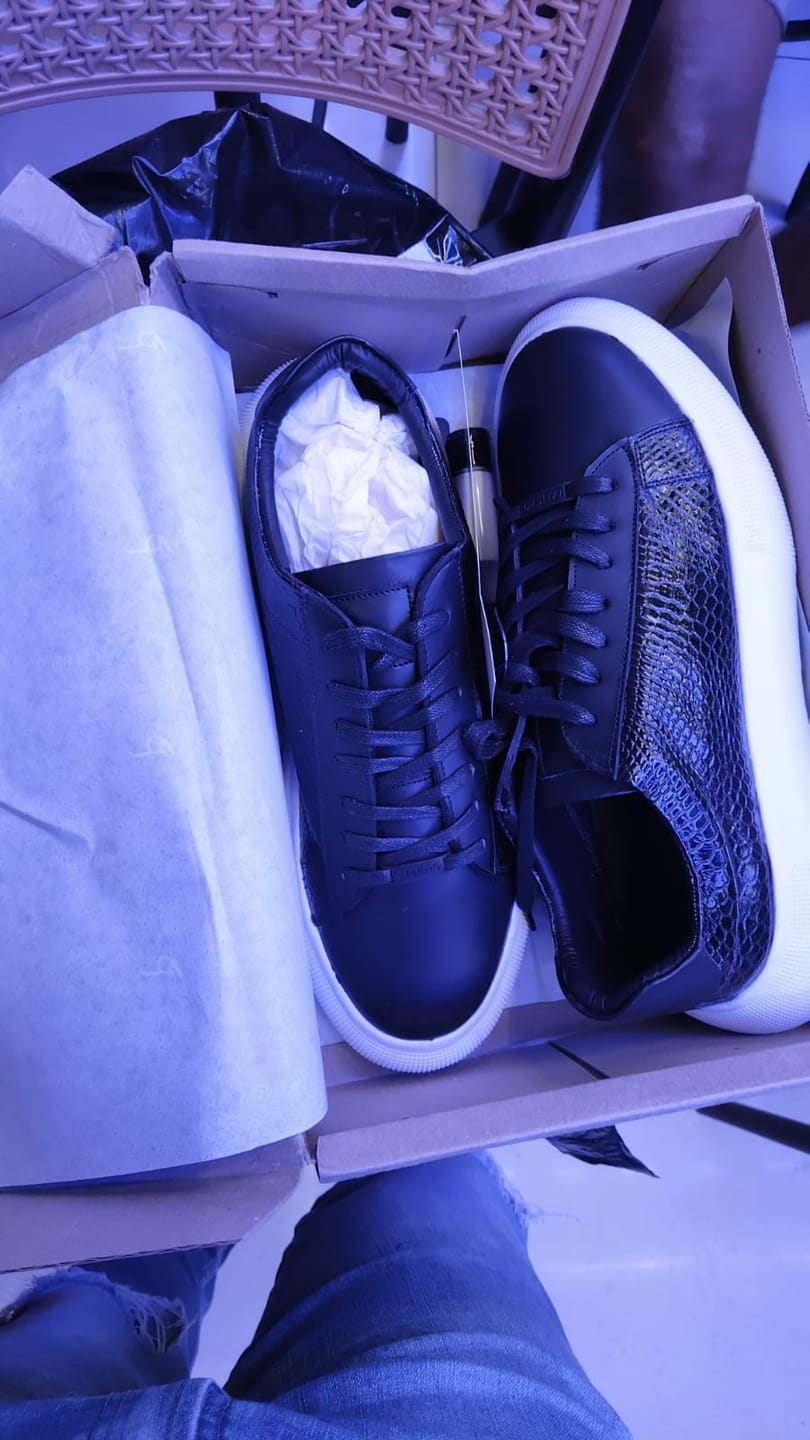 Customer photo review of Zapatilla PRIME Negro con blanco