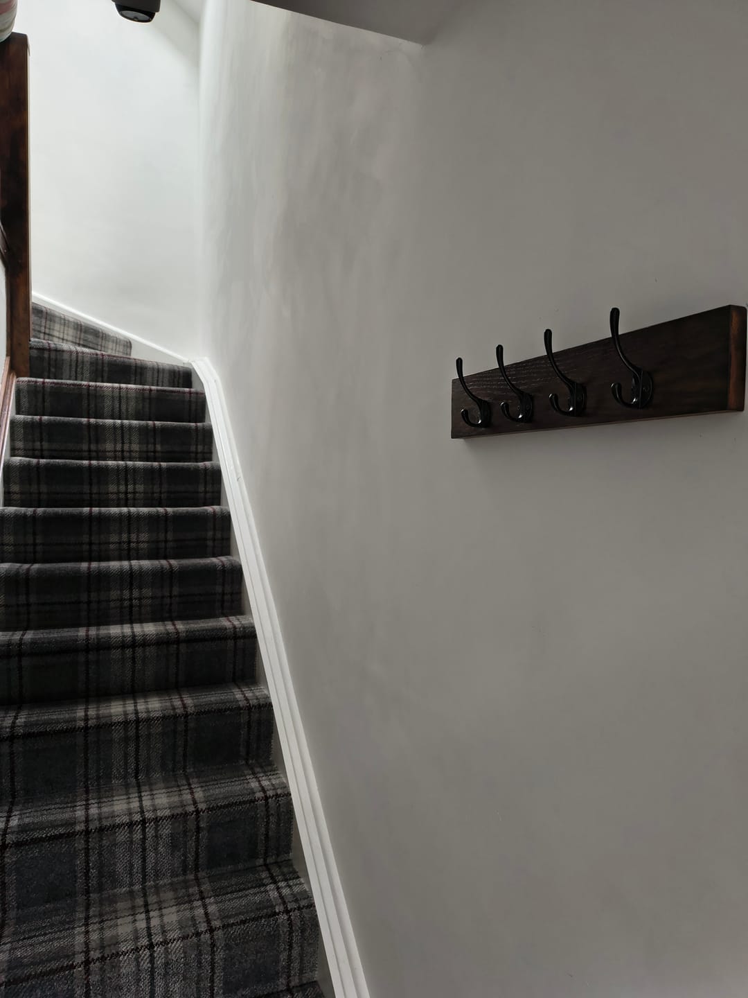 Customer photo review of Oak Coat Hanger