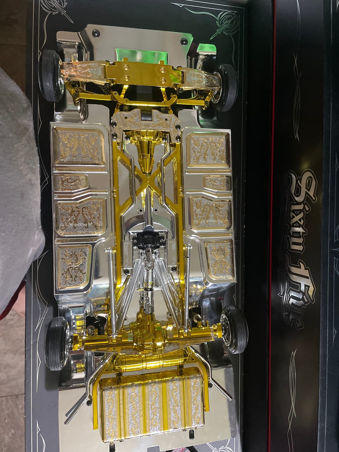 Customer photo review of 2 Tone engraved decals (Pre assembled)