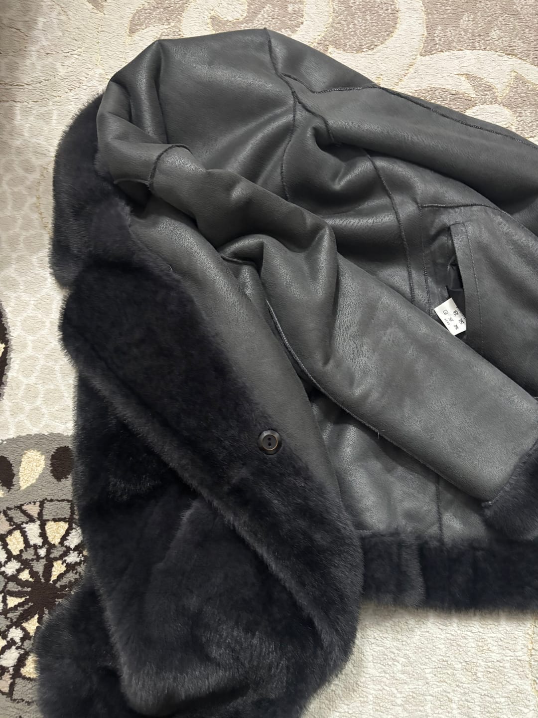 Customer photo review of BILSON™ Çift Taraflı Vizon Kaban