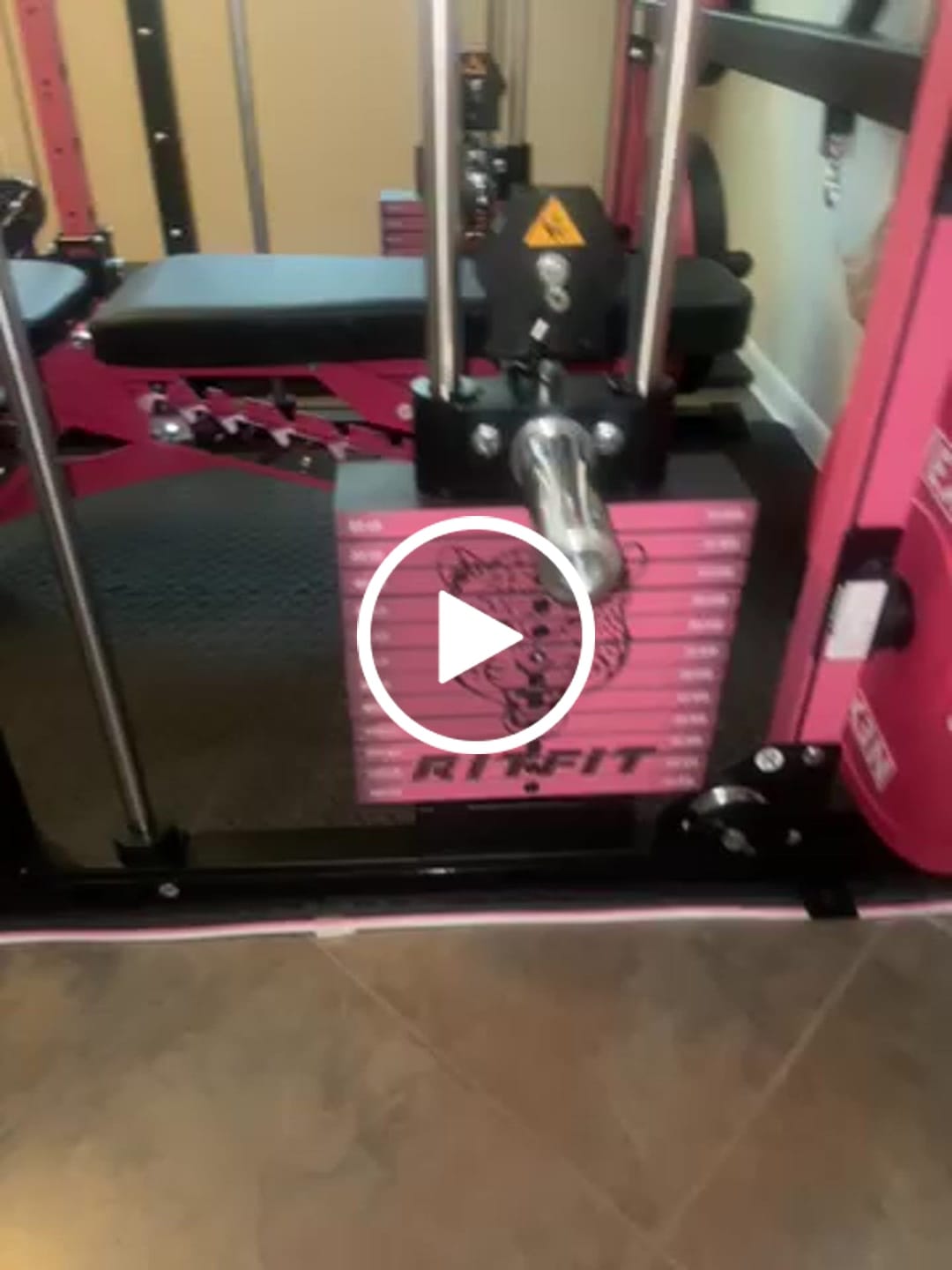 Customer video review of RitFit M1 PRO / M2 PRO Weight Stack Stickers