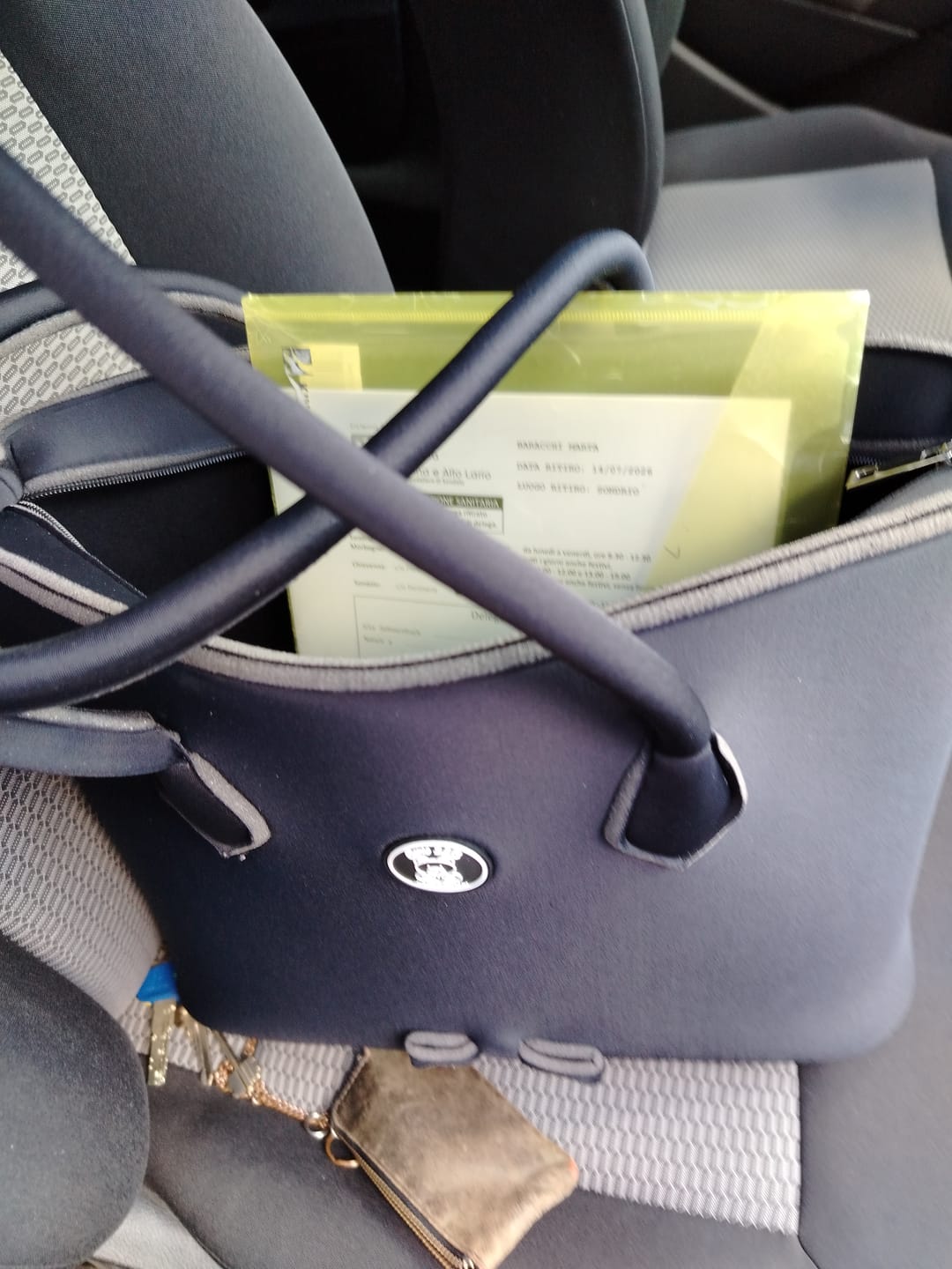 Customer photo review of TRIO | Shopping Maniglie + Pochette + Trousse