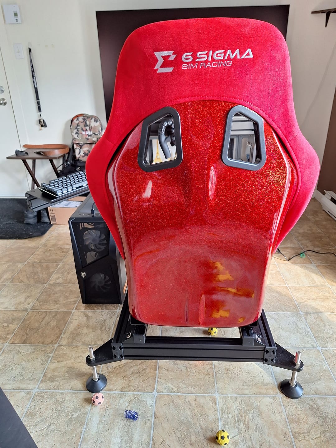 Customer photo review of 6s-Heavy Duty Feet Stand