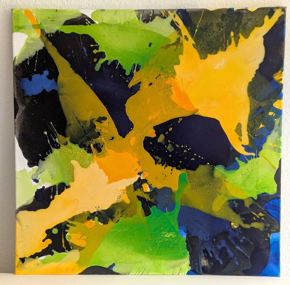 Customer photo review of Acrylfarbe - Maigrün