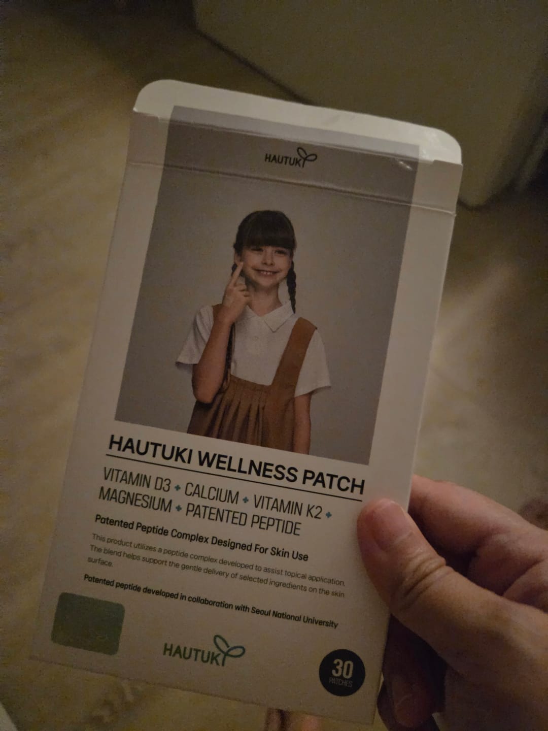 Customer photo review of HAUTUKI Wellness Patch - 5 Month Supply (5Box) 40% OFF