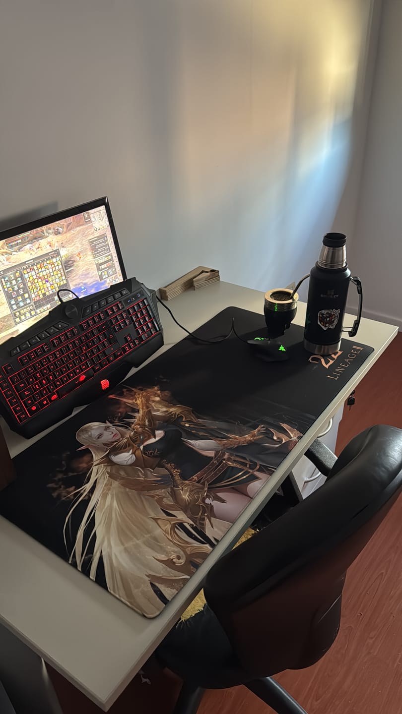 Customer photo review of Lineage 2 Anniversary XXL Mousepad