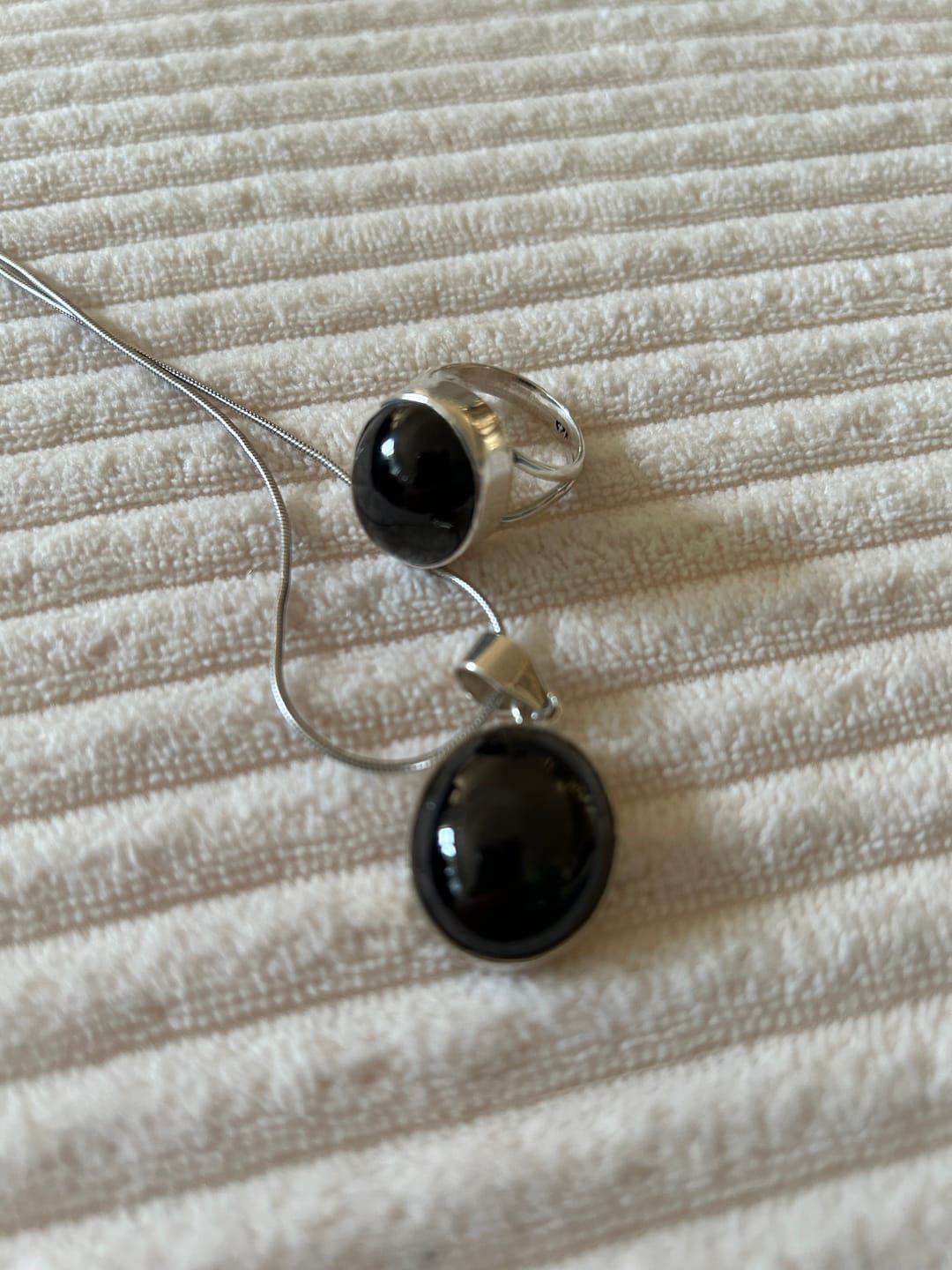 Customer photo review of Premium Star Garnet Ring Size 6.25 (.925 Sterling Silver)