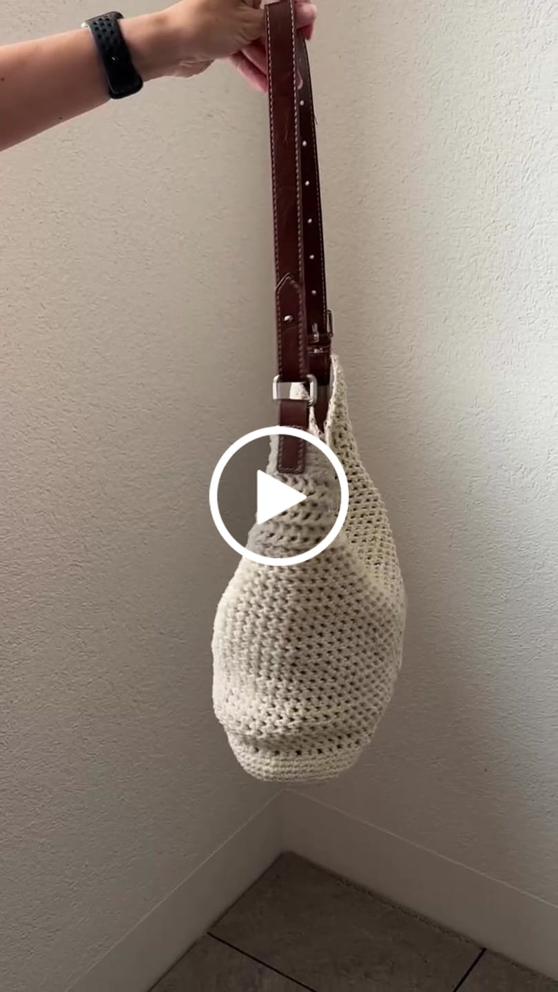 Customer video review of Haven Hobo crochet kit
