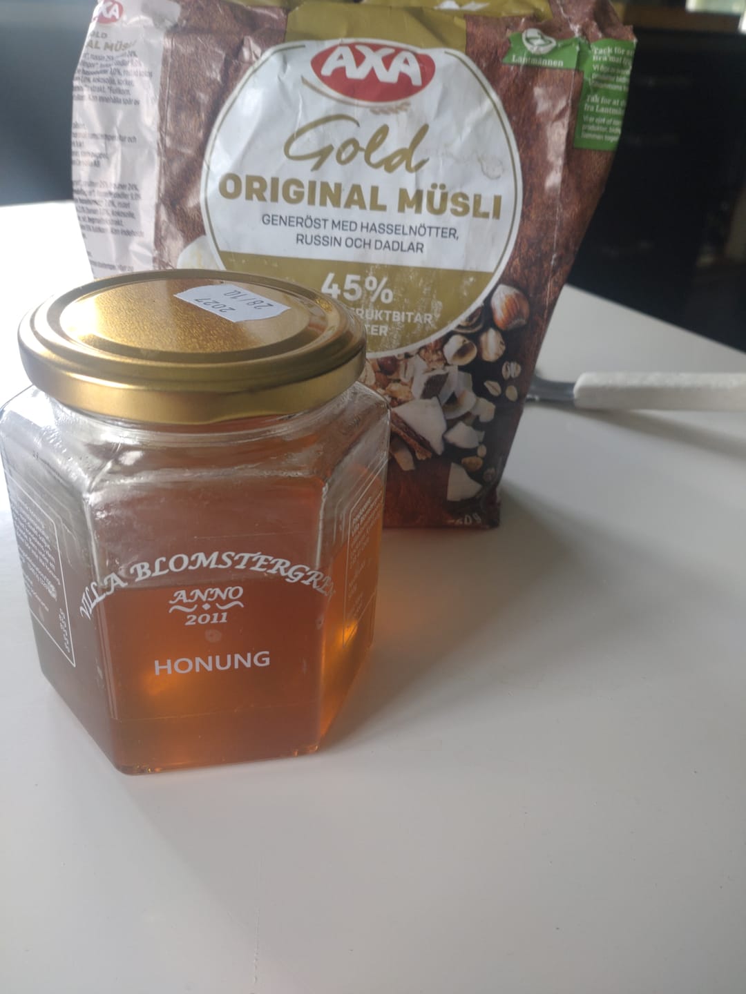 Customer photo review of Flytande honung 2 kg (4×500 g) – Svensk RAW honung