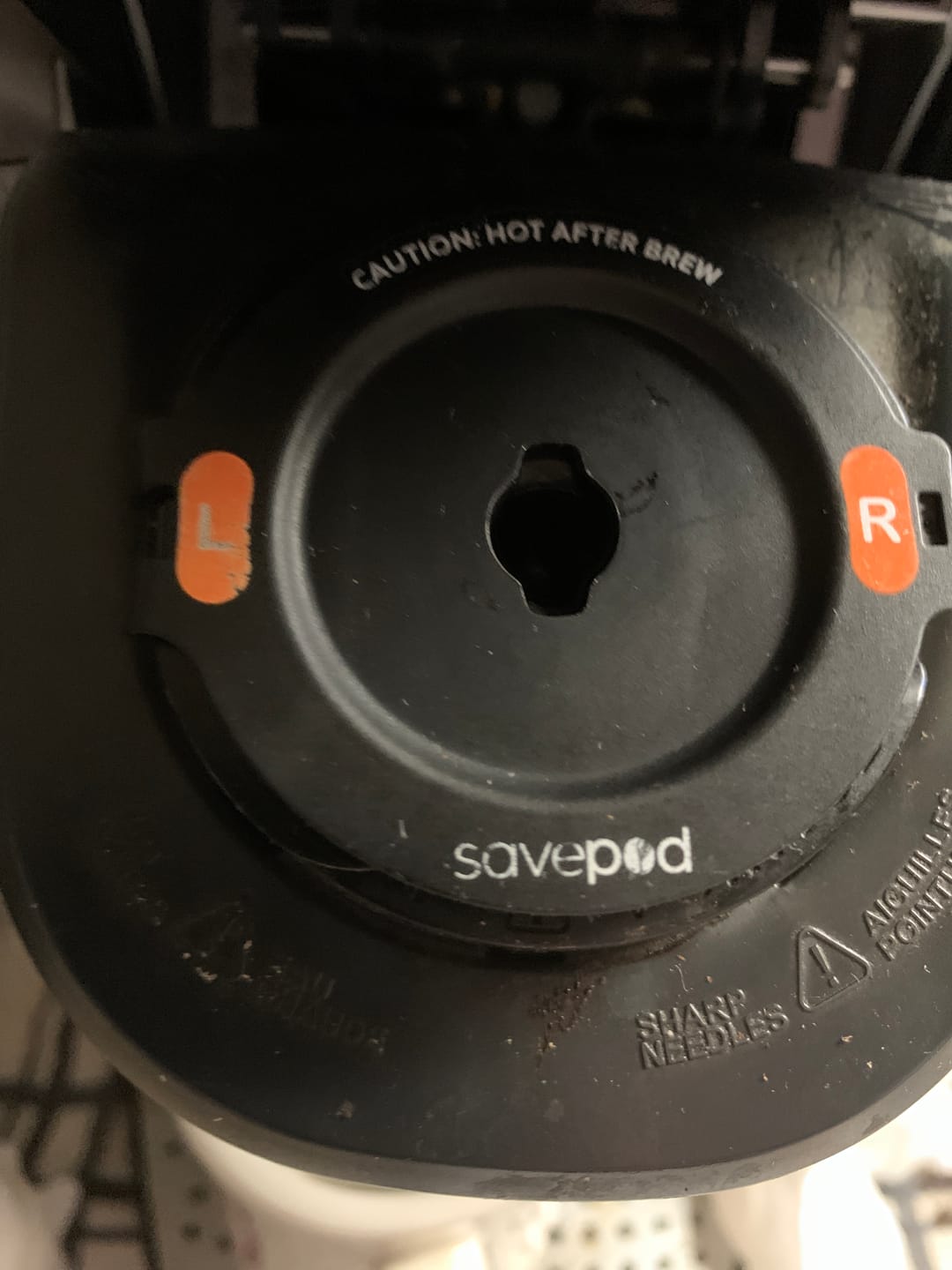 Customer photo review of Savepod® 1-Hole Ring - Compatible with Keurig® 1.0 & 2.0 Brewers - BPA Free