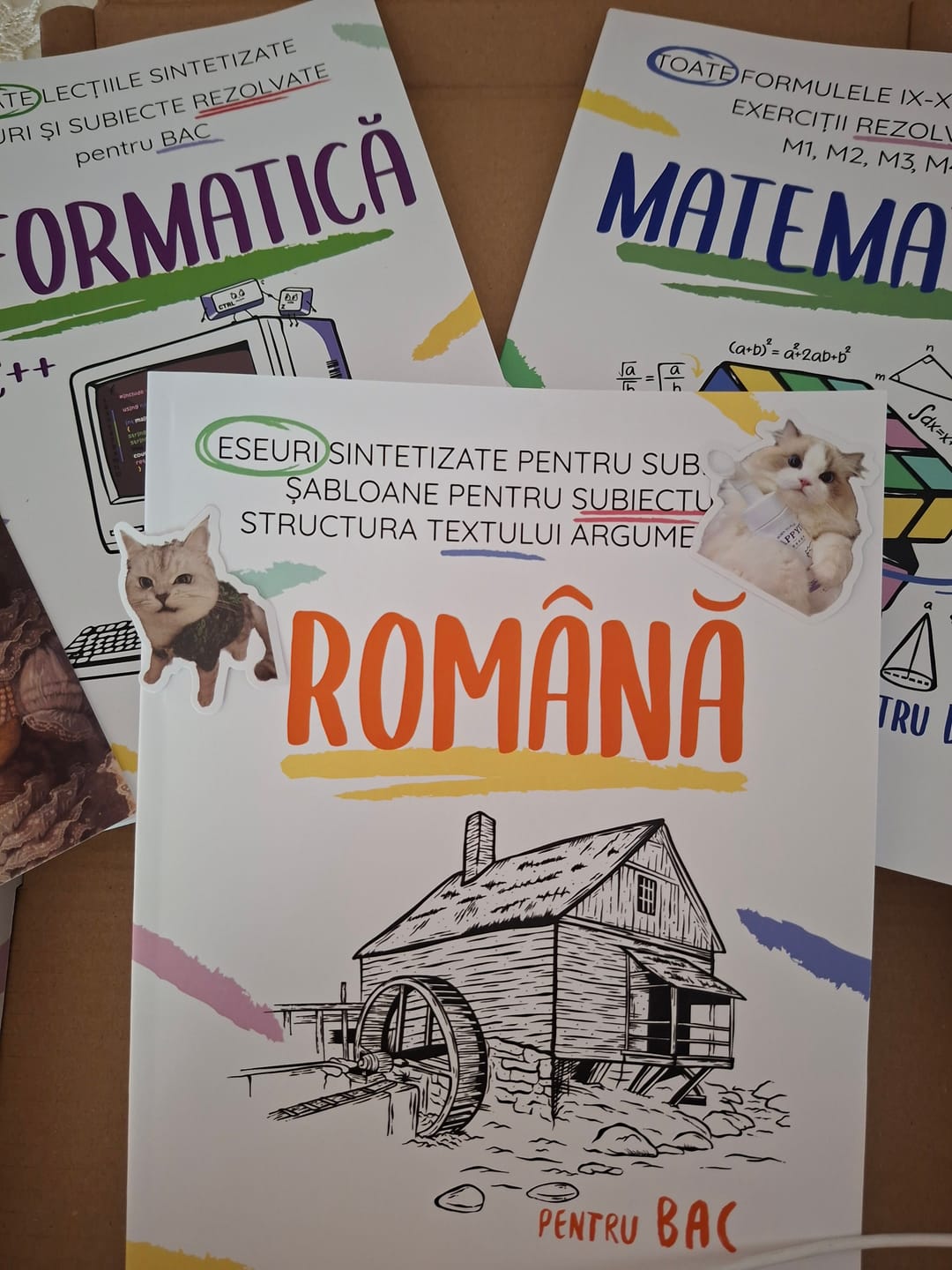 Customer photo review of Pachet Bacalaureat (Română + Matematică + Informatică) Bacademia
