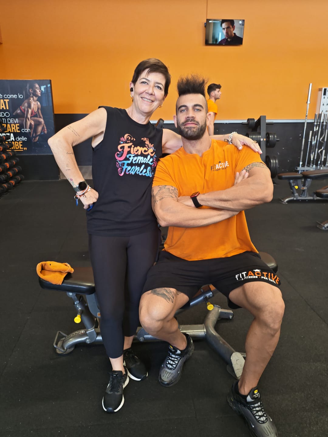 Customer photo review of FIERCE FEMALE FEARLESS T-SHIRT