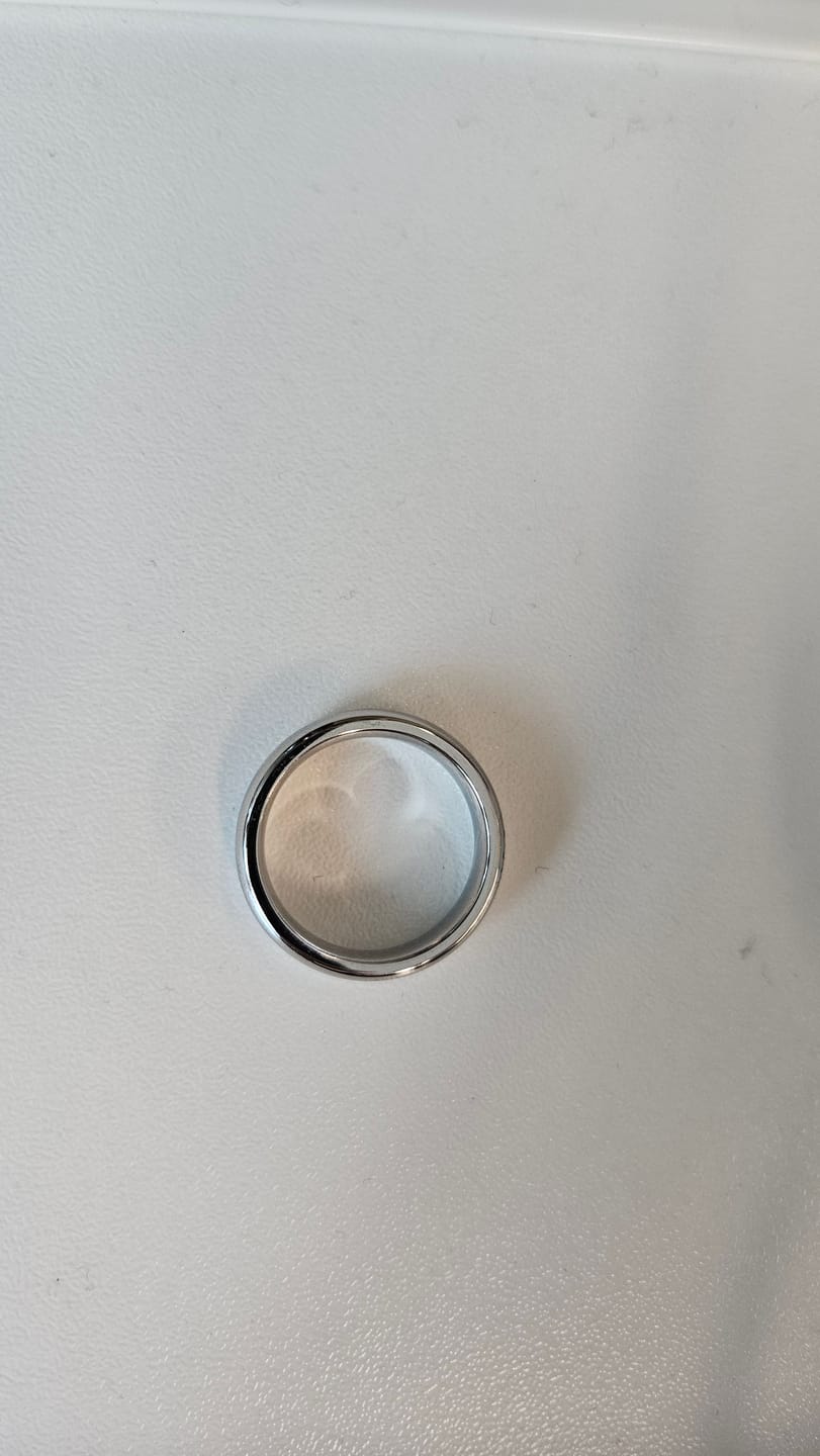 Customer photo review of Classic Stacking Ring