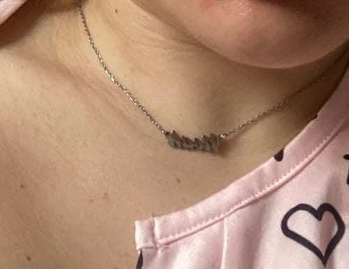 Customer photo review of Collar Nombre - Personalizado