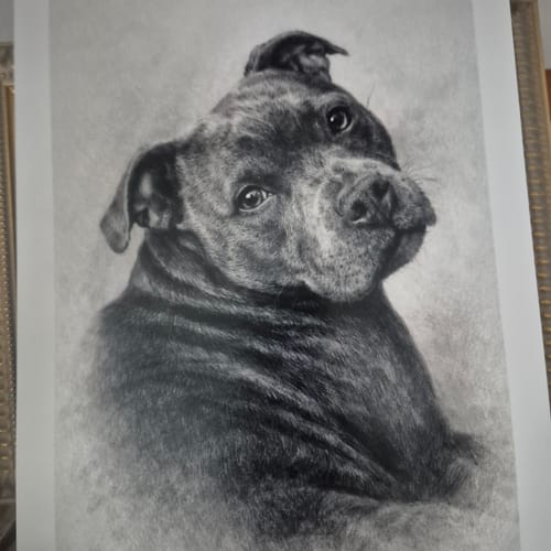 Customer photo review of Charcoal - Personalised Poster