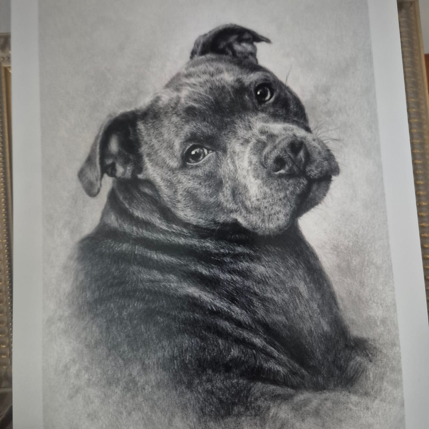 Customer photo review of Charcoal - Personalised Poster