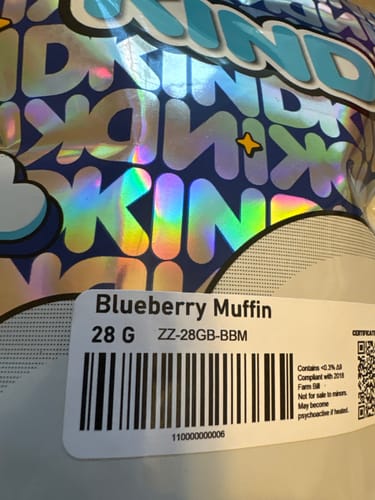 Blueberry Muffin - 28 Grams - Indica photo review
