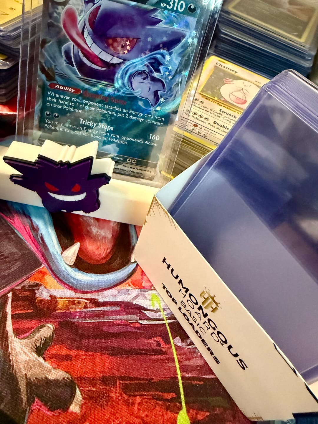Customer photo review of Basic Top Loader Card Holders (35-360pt)