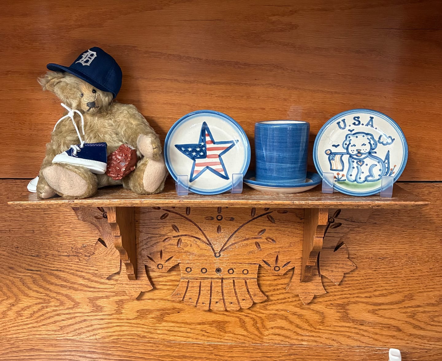 Customer photo review of Patriotic Pup Coaster