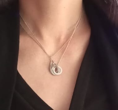Customer photo review of Collar Amity - Personalizado
